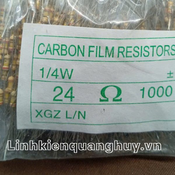 Điện Trở Vạch - Điện Trở Cắm 1/2W24R