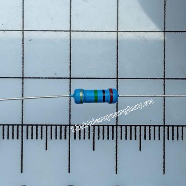 Điện trở vạch Điện trở cắm 1/2W 2M 5% (10c)