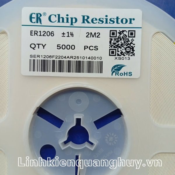 Điện trở dán 1206 2M2 1% (50c)