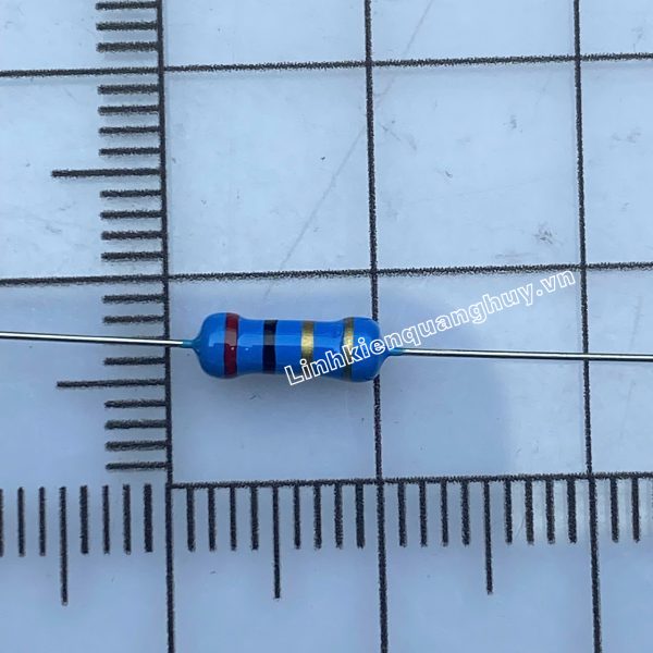 Điện trở vạch 2R 1/2W 5% (10c)