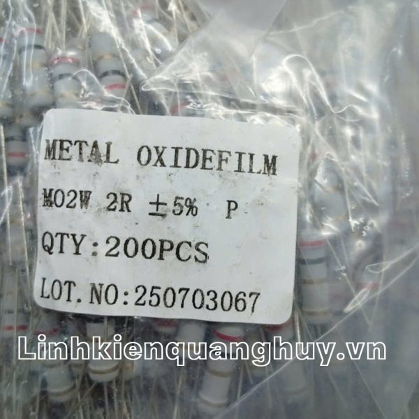 Điện trở vạch 2W 2R 5% (10c)