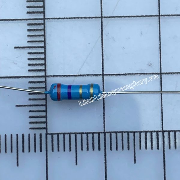 Điện trở vạch 2R7 1/2W 5% (10c)