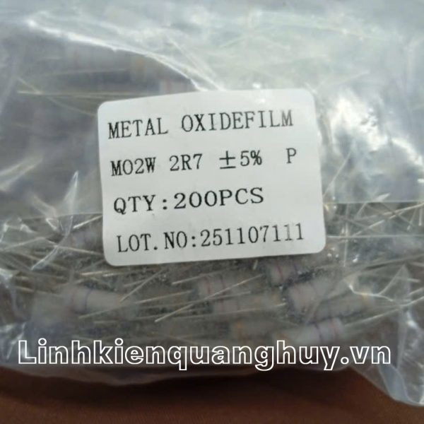 Điện trở vạch 2W 2R7 5% (10c)
