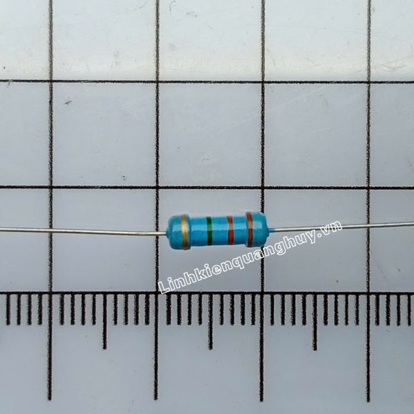 Điện trở vạch Điện trở cắm 1/2W 2M2 5% (10c)