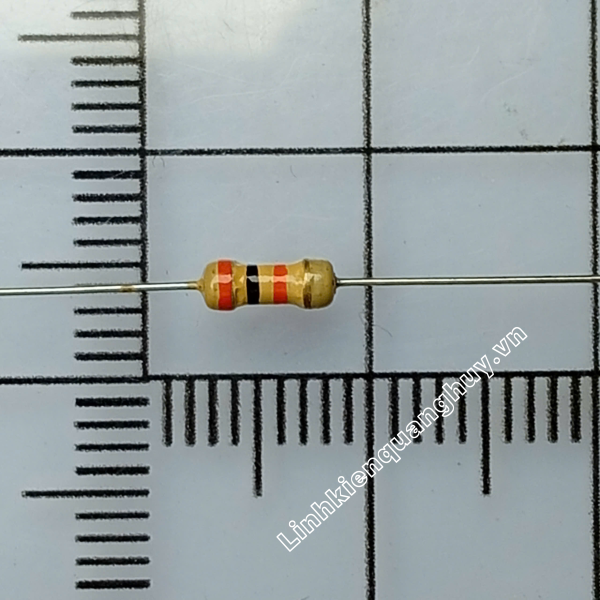Điện trở vạch - Điện trở cắm 1/4W 30K (50c)