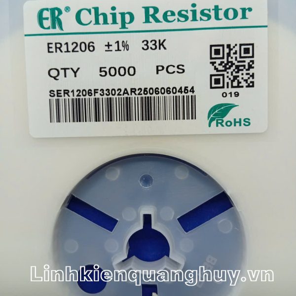 Điện trở dán 1206 33K (50c)