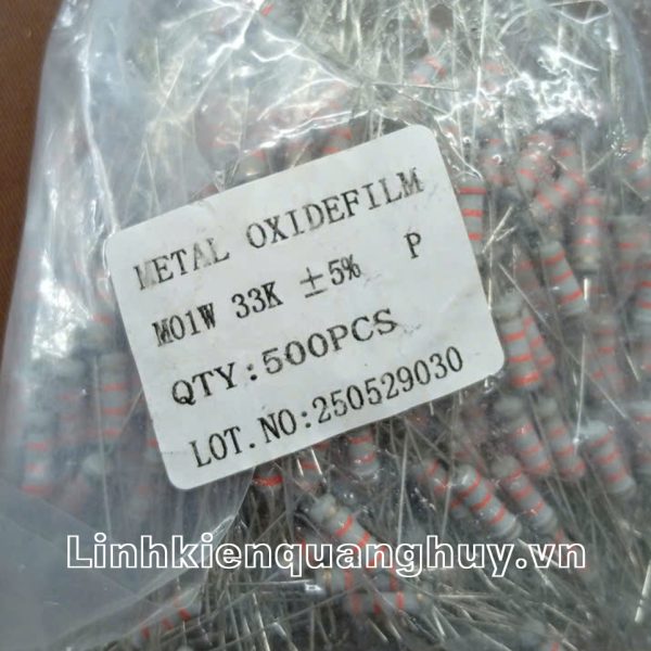 Điện trở vạch - Điện trở cắm 1W33K