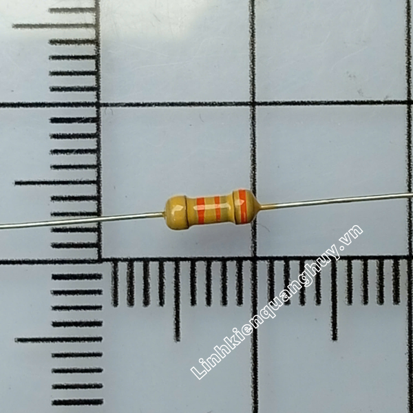 Điện trở vạch - Điện trở cắm 1/4W 33K (50c)