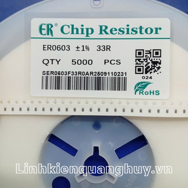 Điện Trở Dán 0603 33R (50c)