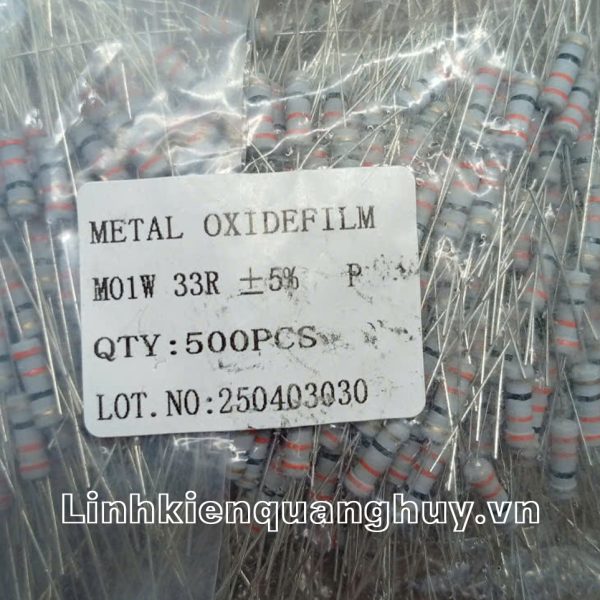 Điện trở vạch - Điện trở cắm 1W33R (10c)