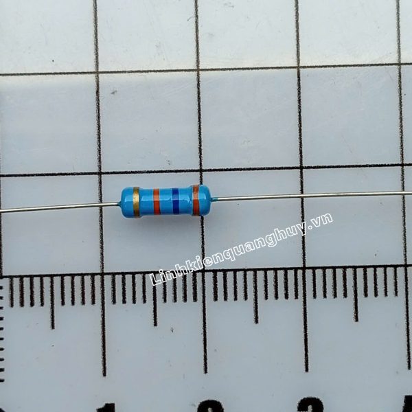 Điện trở vạch - Điện trở cắm 1/2W 36K 5% (10c)