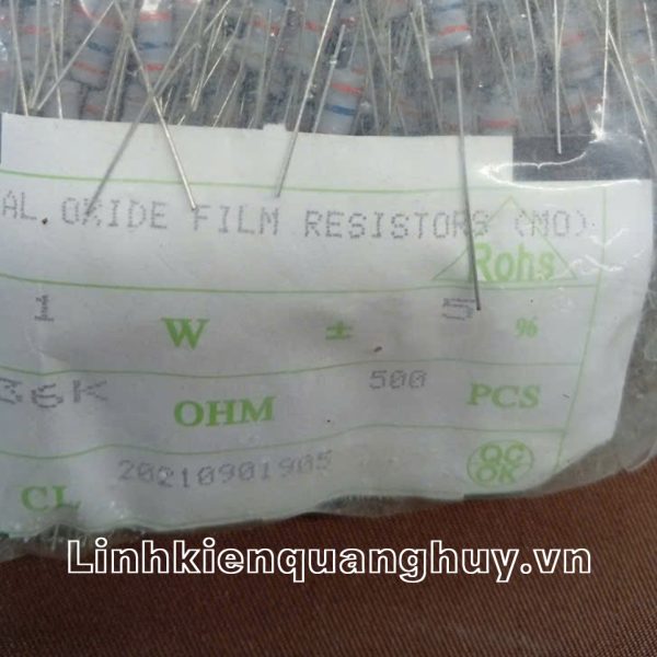 Điện trở vạch - Điện trở cắm 1W36K