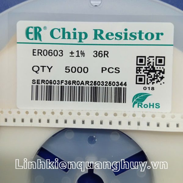 Điện Trở Dán 0603 36R (50c)
