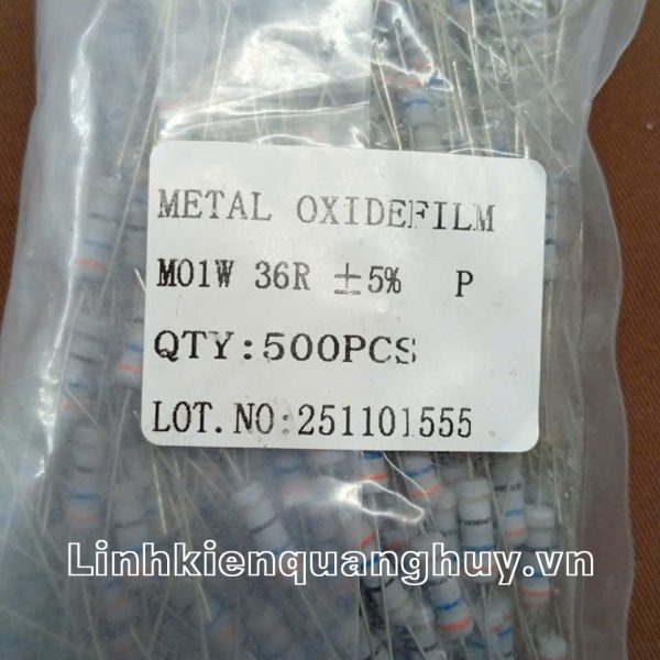 Điện trở vạch - Điện trở cắm 1W36R (10c)