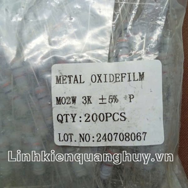 Điện trở vạch 2W 3K 5% (10c)
