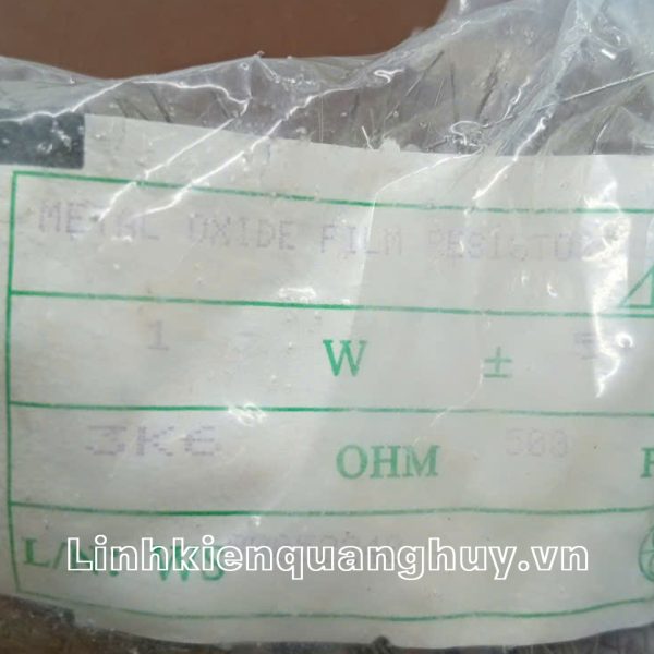 Điện trở vạch 1W 3K6 5% (10c)