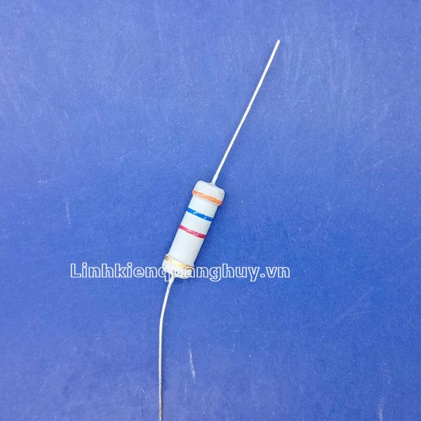 Điện trở vạch 2W 3K6 5% (10c)