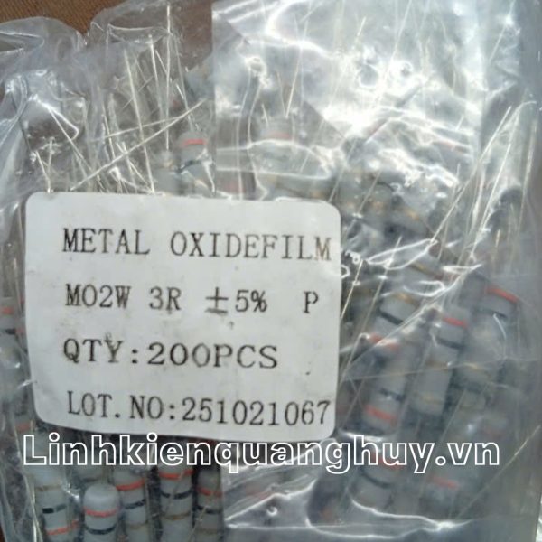 Điện trở vạch 2W 3R 5% (10c)