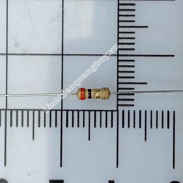 Điện Trở Vạch – Điện Trở Cắm 1/4W 3R 5% (50c)