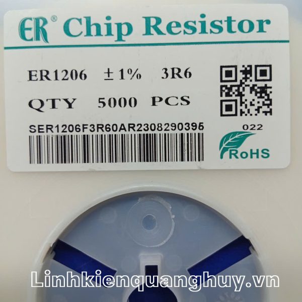 Điện trở dán 3R6 1% 1206 (50c)