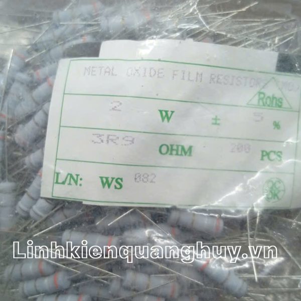 Điện trở vạch 2W 3R9 5% (10c)
