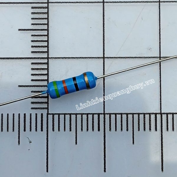 Điện trở vạch - Điện trở cắm 1/2W 43R 5% (10c)