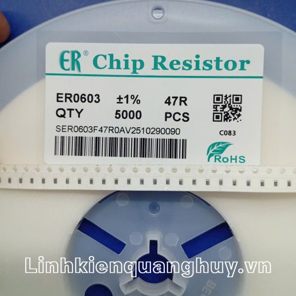 Điện trở dán 0603 47R (50c)