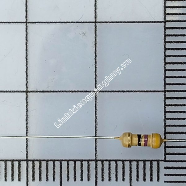 Điện trở vạch - Điện trở cắm 1/4W 47R 5% (50c)