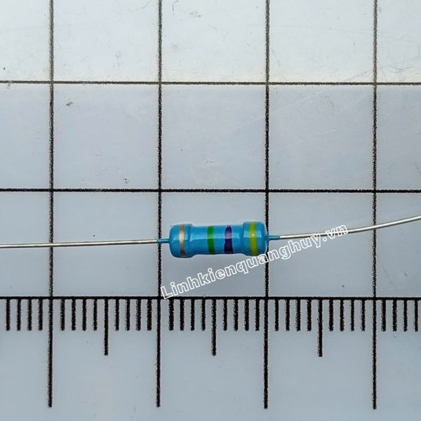 Điện trở vạch- Điện trở cắm 1/2W 4M7 5% (10c)