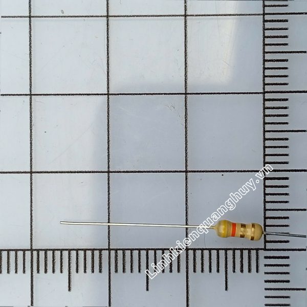 Điện Trở Vạch – Điện Trở Cắm 1/4W 4R3 5% (50c)