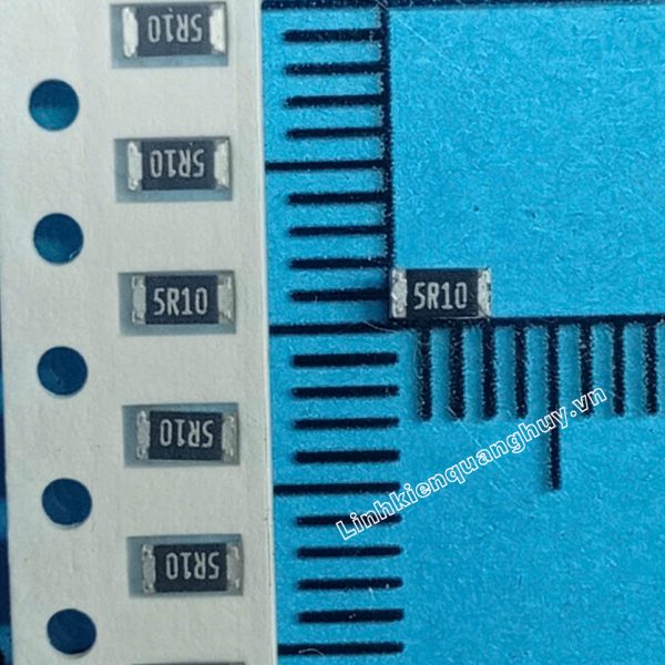 Điện trở dán 1206 5R1 1% (50c)