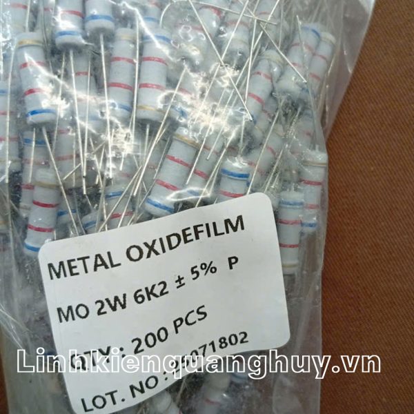 Điện trở vạch 2W 6K2 5% (10c)