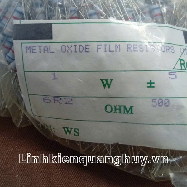 Điện trở vạch 1W 6R2 5% (10c)