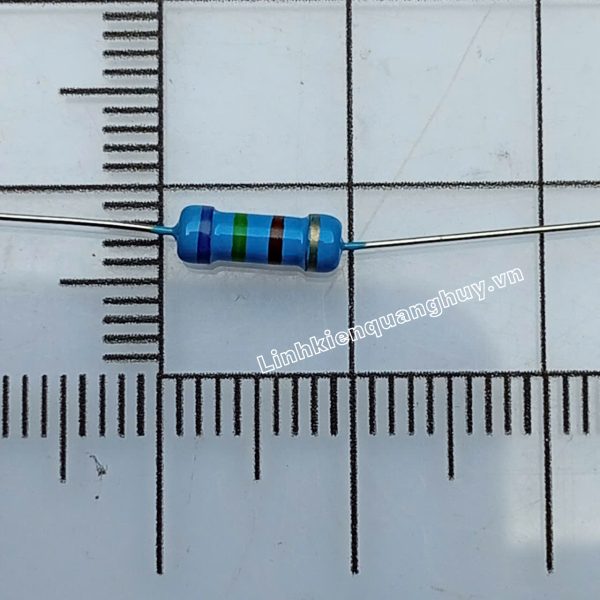 Điện trở vạch- Điện trở cắm 1/2W 5% 750R (10c)