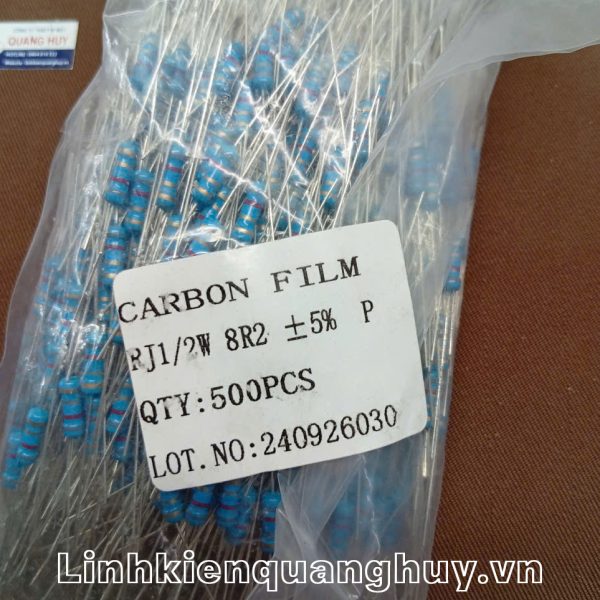 Điện trở vạch 1/2W 8R2 5% (10c)
