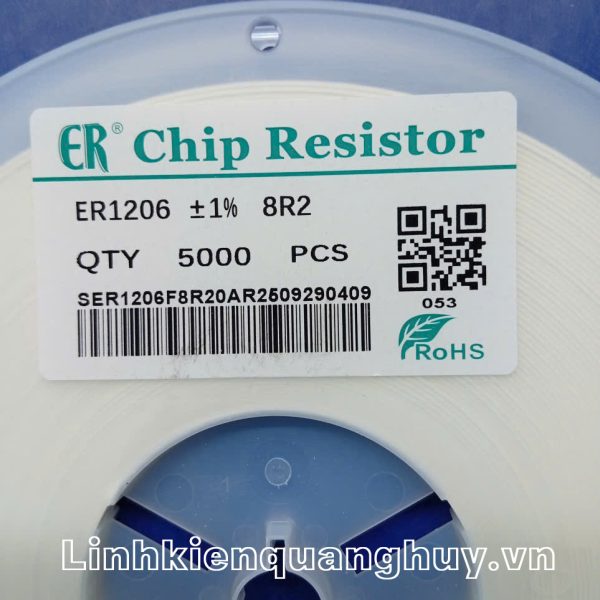 Điện trở dán 8R2 1% 1206 (50c)