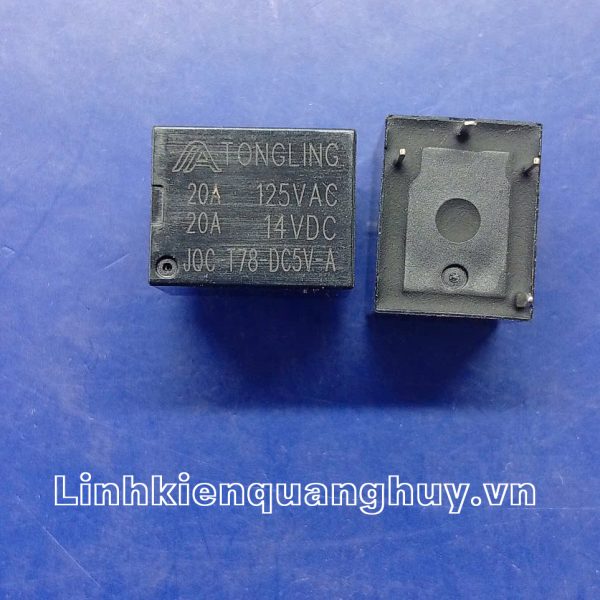 rơ le 4 chân JQC-T78-5DC-A