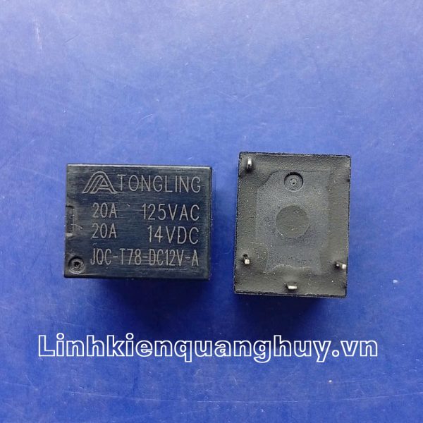 rơ le 4 chân JQC-T78-12DC-A