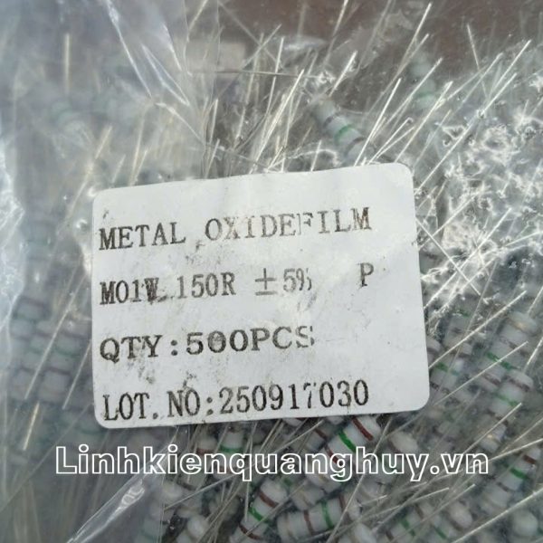 Điện trở vạch - Điện trở cắm 1W 150R (10c)