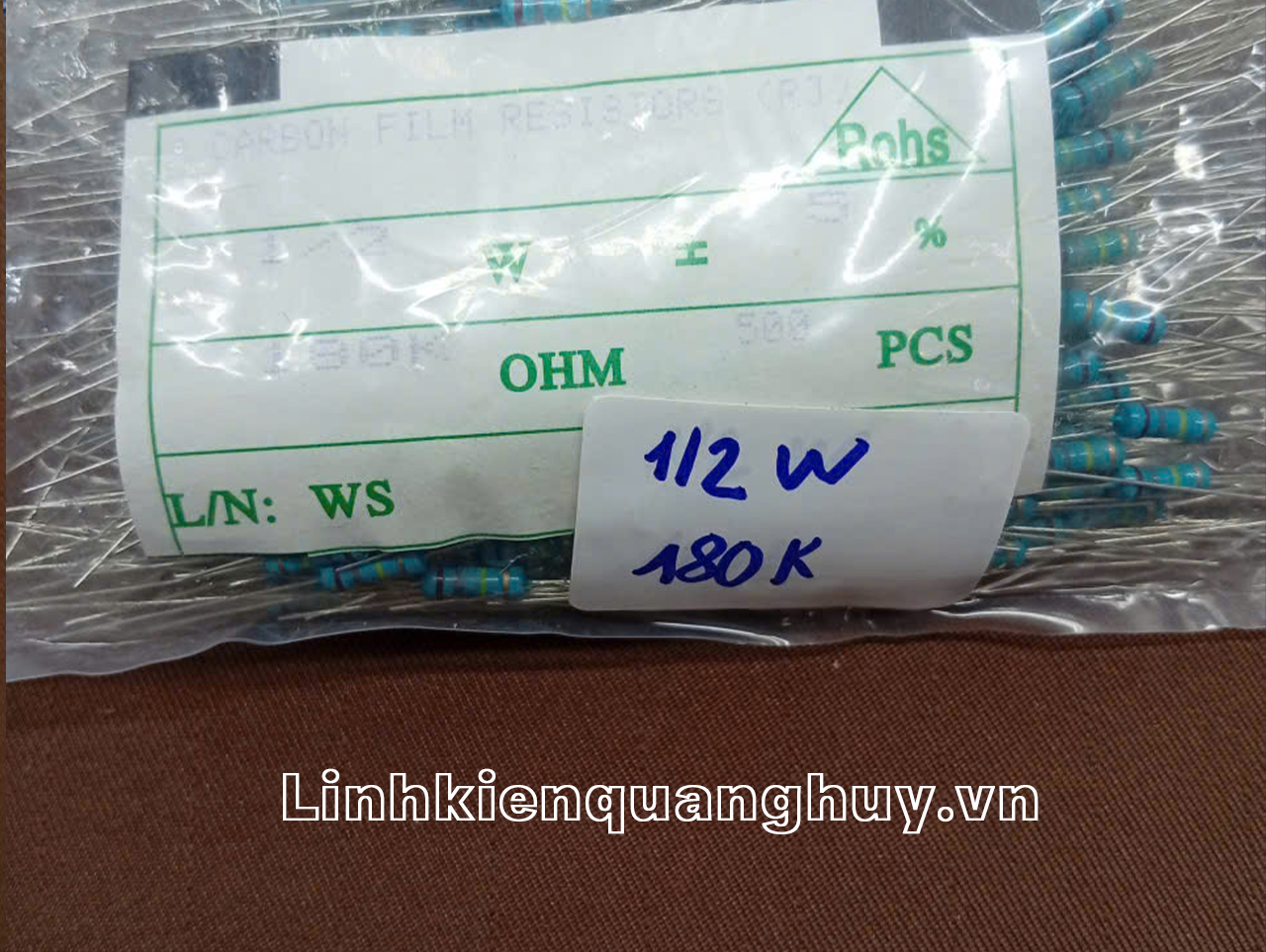 180K 1.2W 5%
