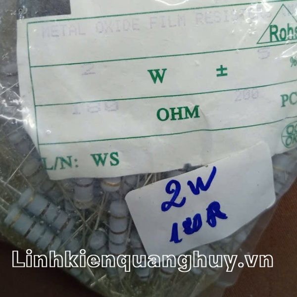 Điện trở vạch - Điện trở cắm 2W 180R (10c)