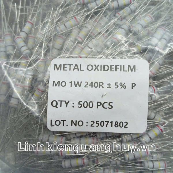 Điện trở vạch - Điện trở cắm 1W 240R (10c)