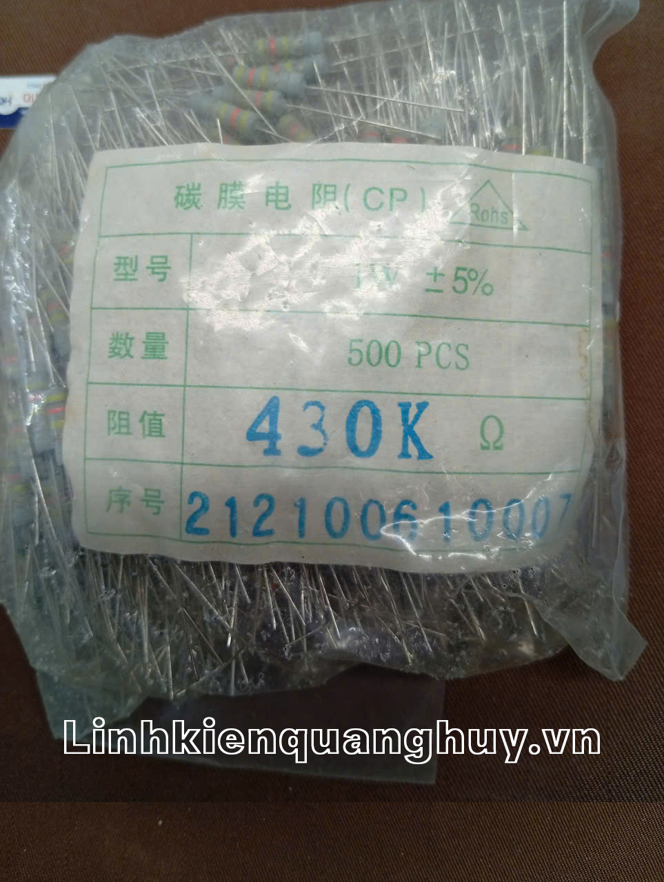 430K 1W 5%