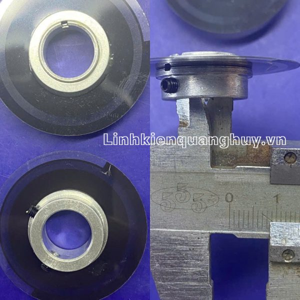 Đĩa quang moto trục chính Qixing Mã 10117860 (trục 8.49 X 11.6mm)