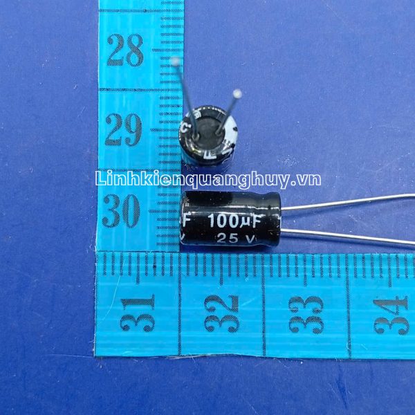 Tụ hóa 25V 100uF 6x11mm (set10)