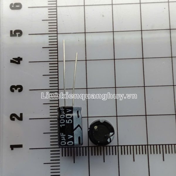 Tụ hóa 50V 100uF 8x12mm