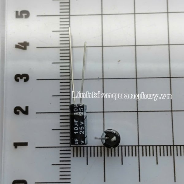 Tụ hóa 25V 10uF 5x11mm (set10)