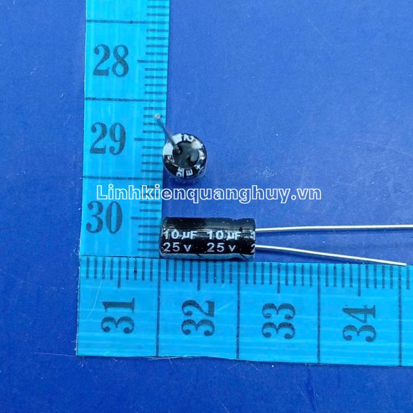 Tụ hóa 25V 10uF 5x11mm (set10)