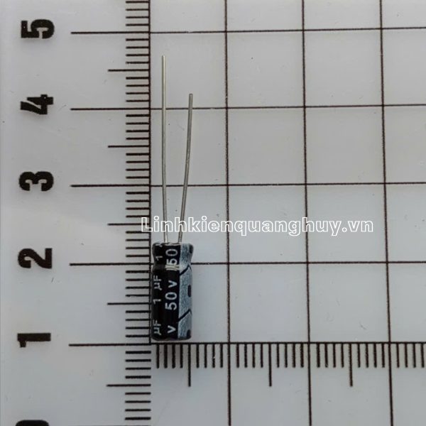 Tụ hóa 50V1uF 5x11mm (set 10)