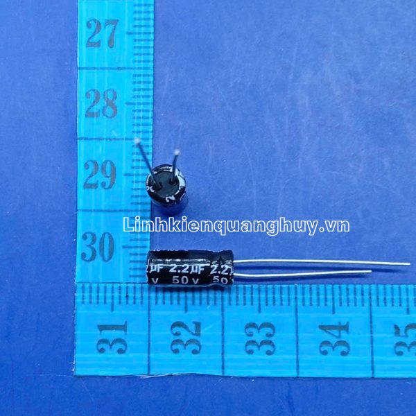 Tụ hóa 50V 2.2uF 5x11 (set 10)